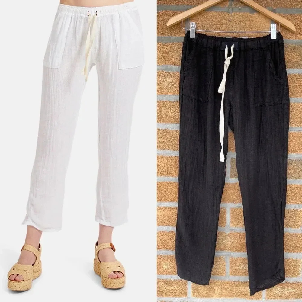 Sunday Saint-Tropez Linen  Commando Pants small